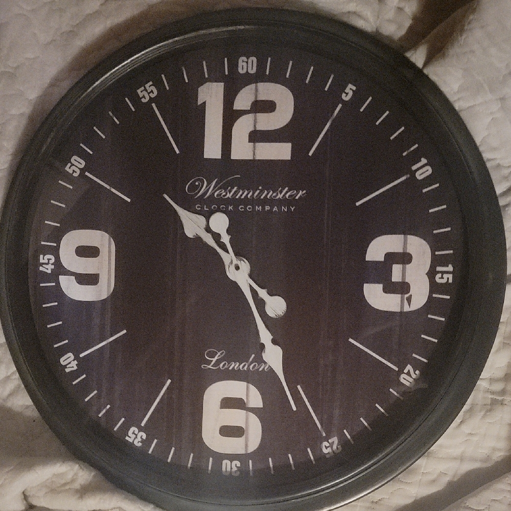 Black and White Wall Clock